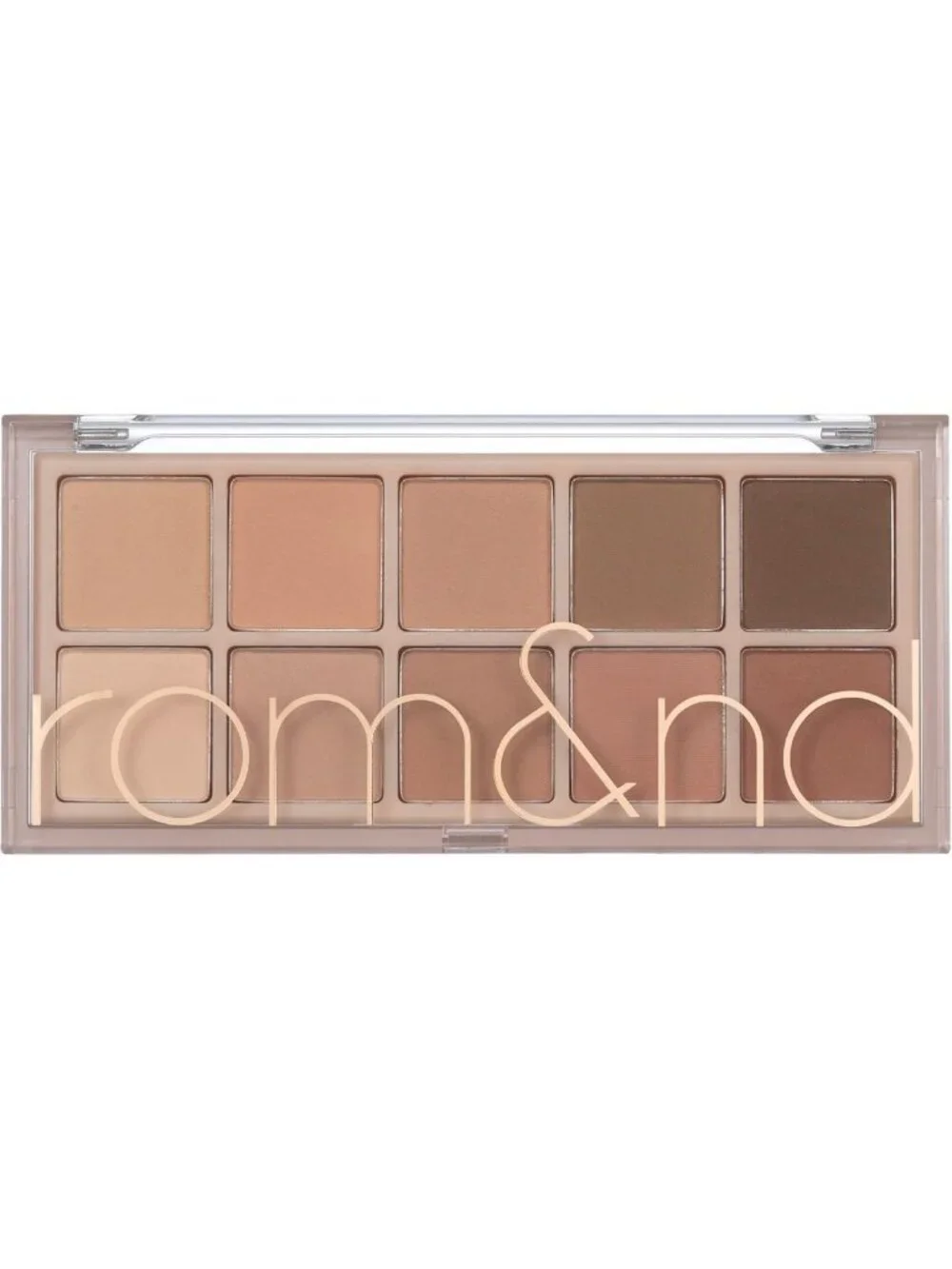10 Shade Eye Makeup Palette - Matte & Shimmer, Long Lasting, High Pigment, Warm